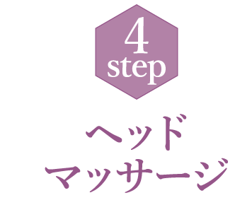 4step ヘッドトリートメント